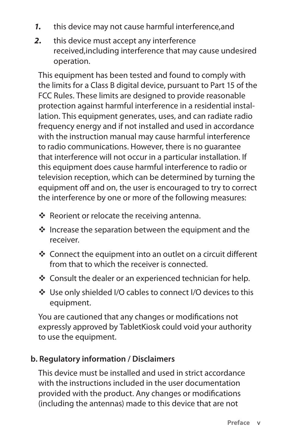 TabletKiosk eo a7330 Ultra-Mobile User Manual | Page 6 / 96