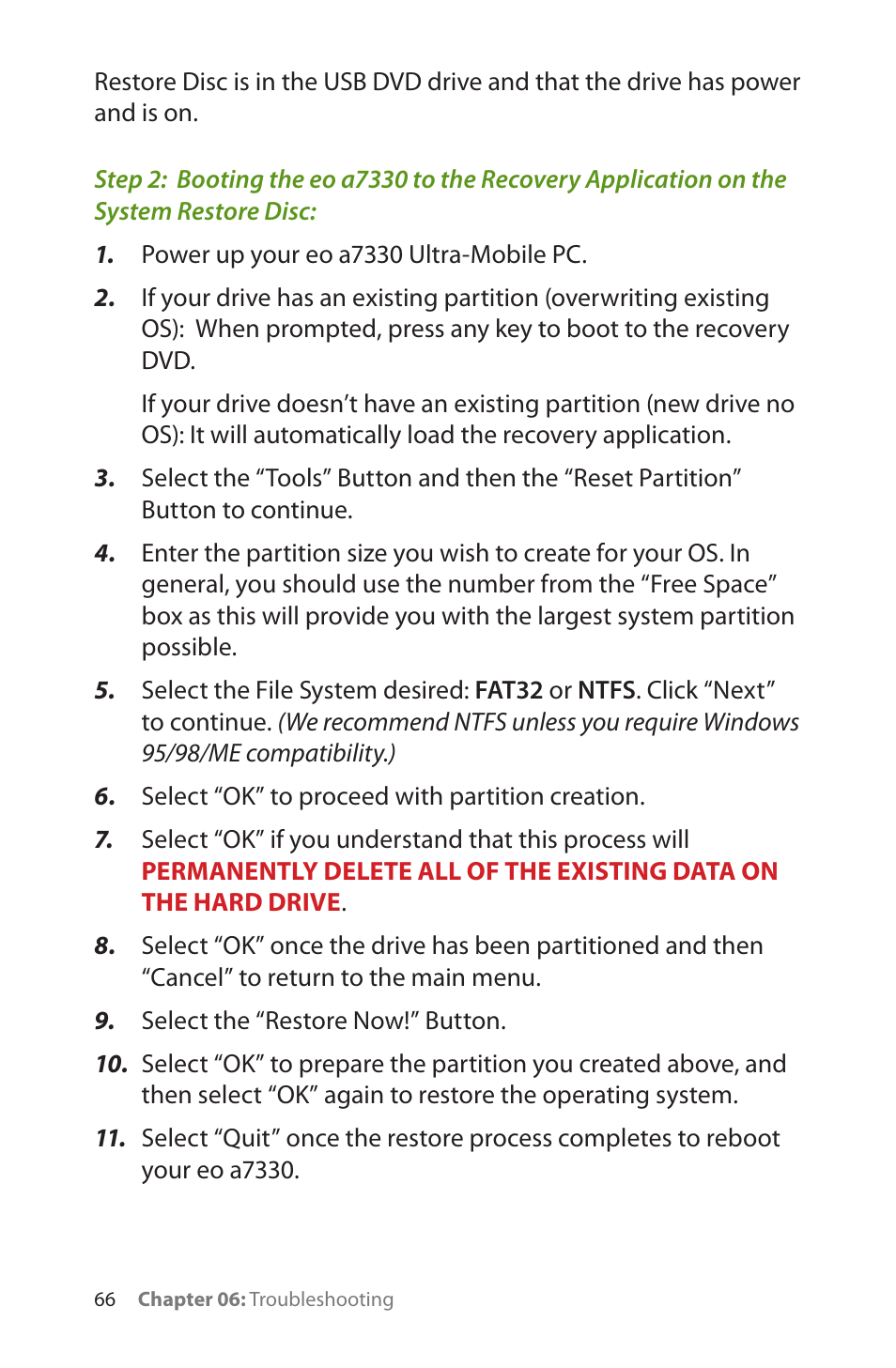 TabletKiosk eo a7330 Ultra-Mobile User Manual | Page 81 / 96