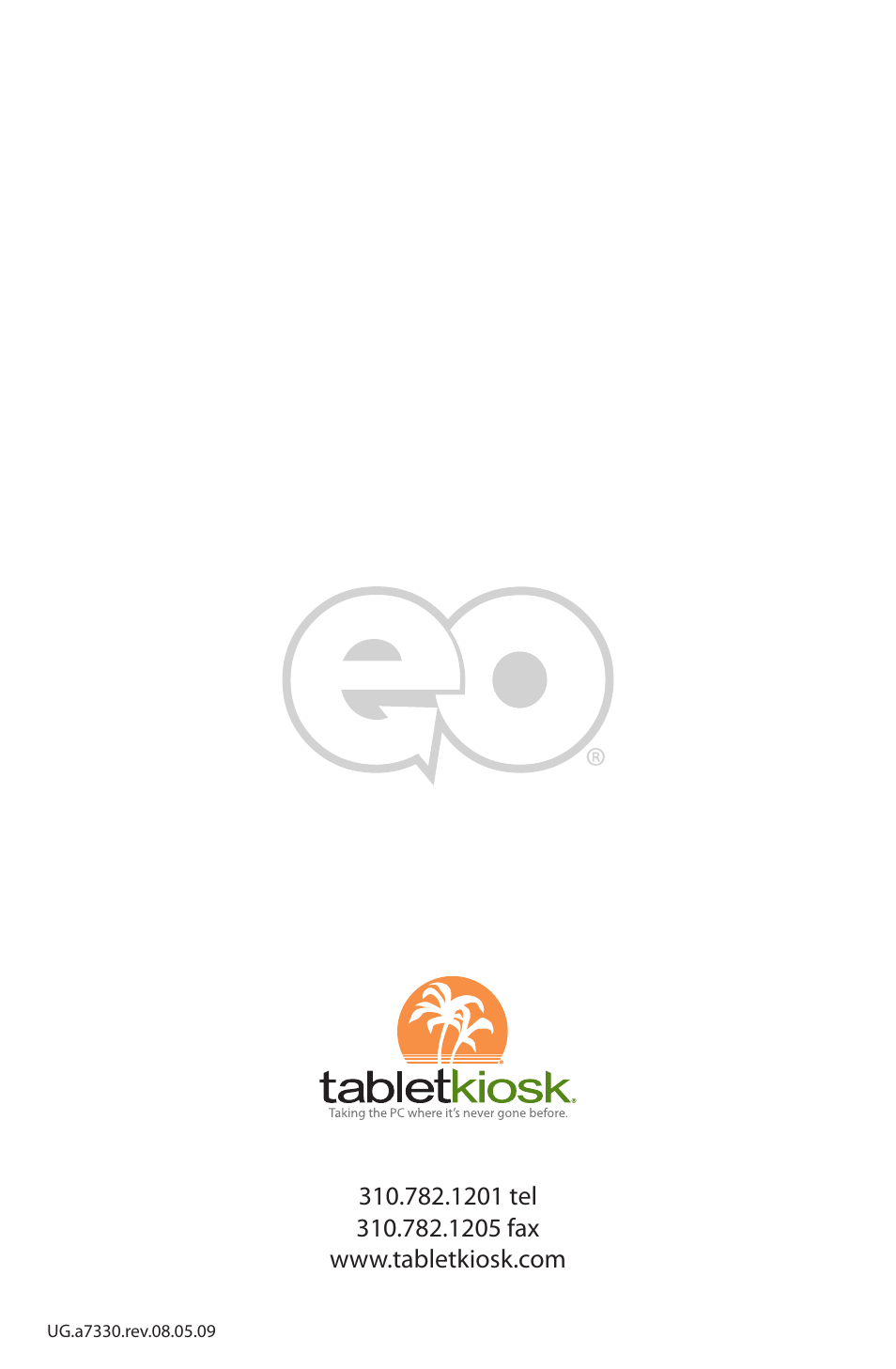 TabletKiosk eo a7330 Ultra-Mobile User Manual | Page 96 / 96
