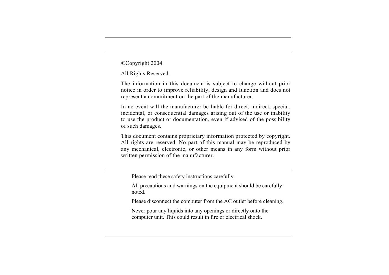 Safety notices | TabletKiosk Sahara i200 Series Tablet PC (Pen) User Manual | Page 3 / 92