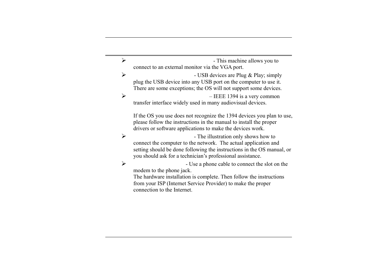Connecting peripheral devices | TabletKiosk Sahara i200 Series Tablet PC (Pen) User Manual | Page 49 / 92