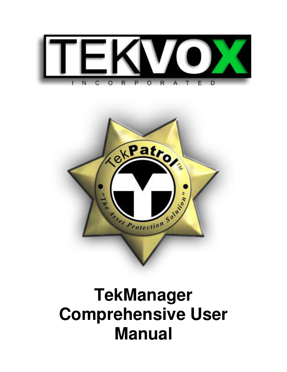 TEKVOX TekManager Comprehensive User Manual | 51 pages