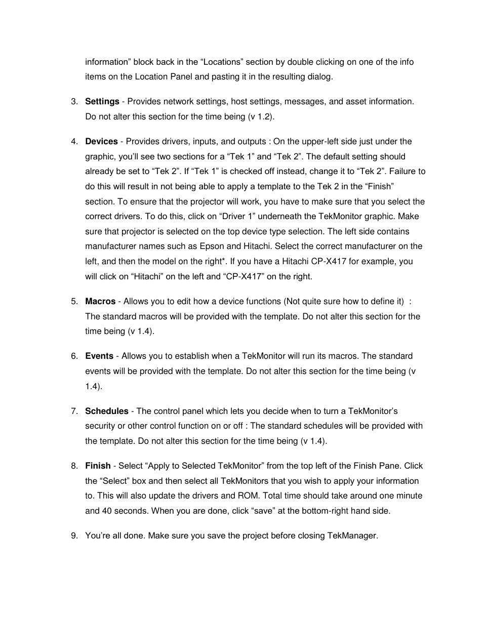 TEKVOX TekManager and TekMonitor User Manual | Page 3 / 3