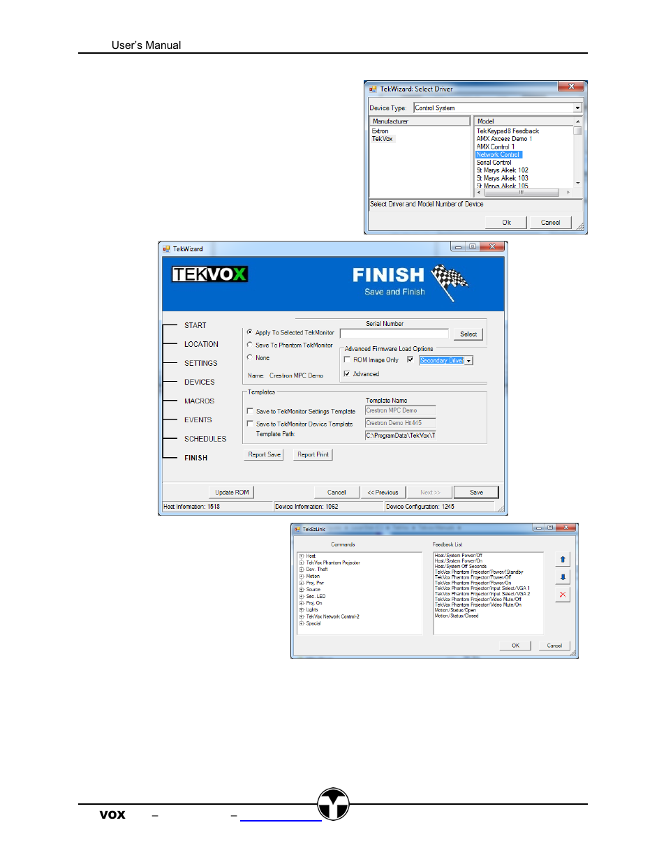 TEKVOX TekMonitor 2 User Manual | Page 30 / 35