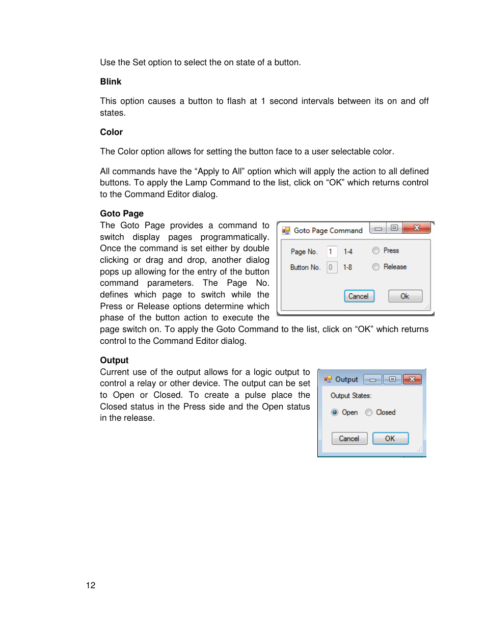 Output | TEKVOX TekTouchPad User Manual | Page 12 / 43