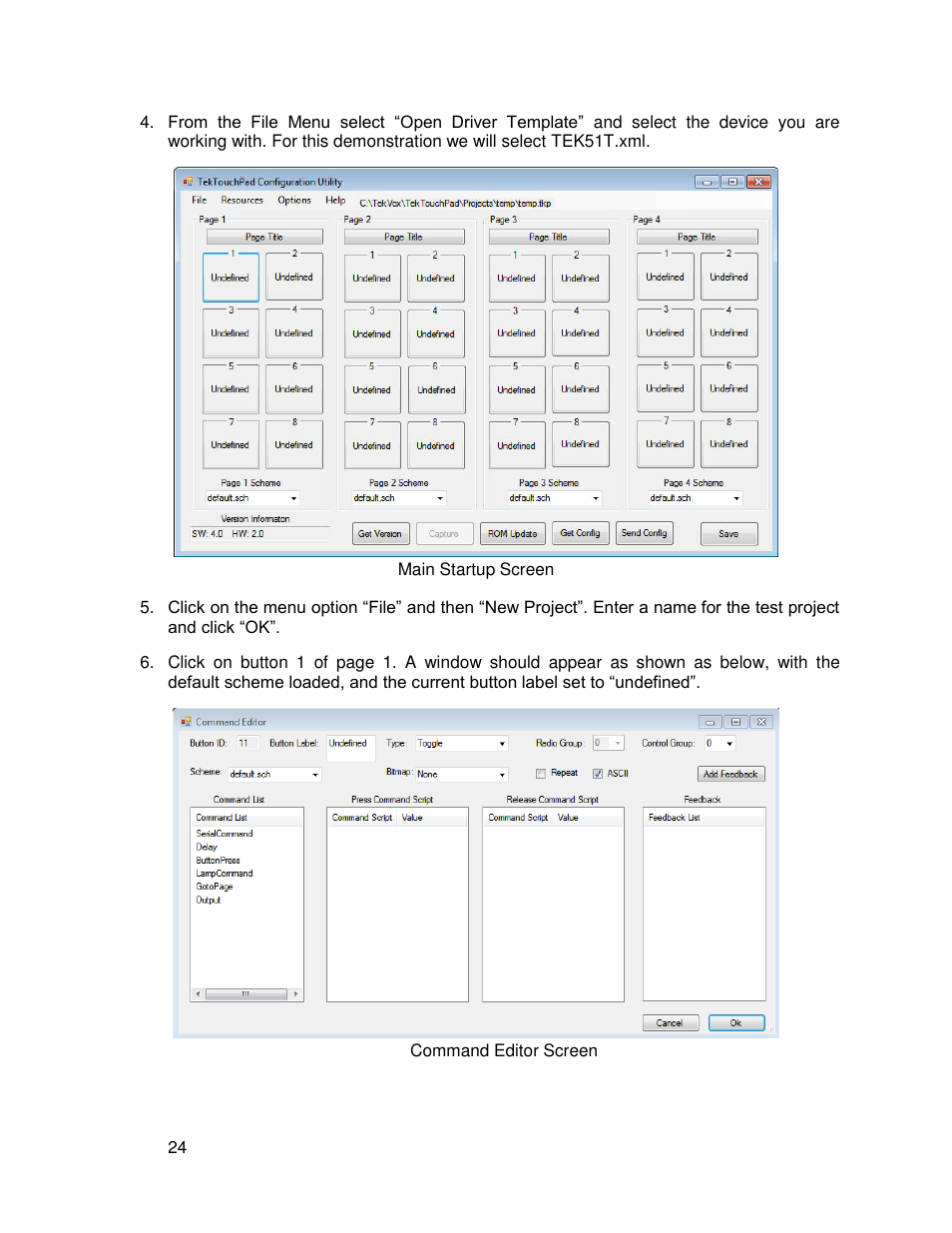 TEKVOX TekTouchPad User Manual | Page 24 / 43