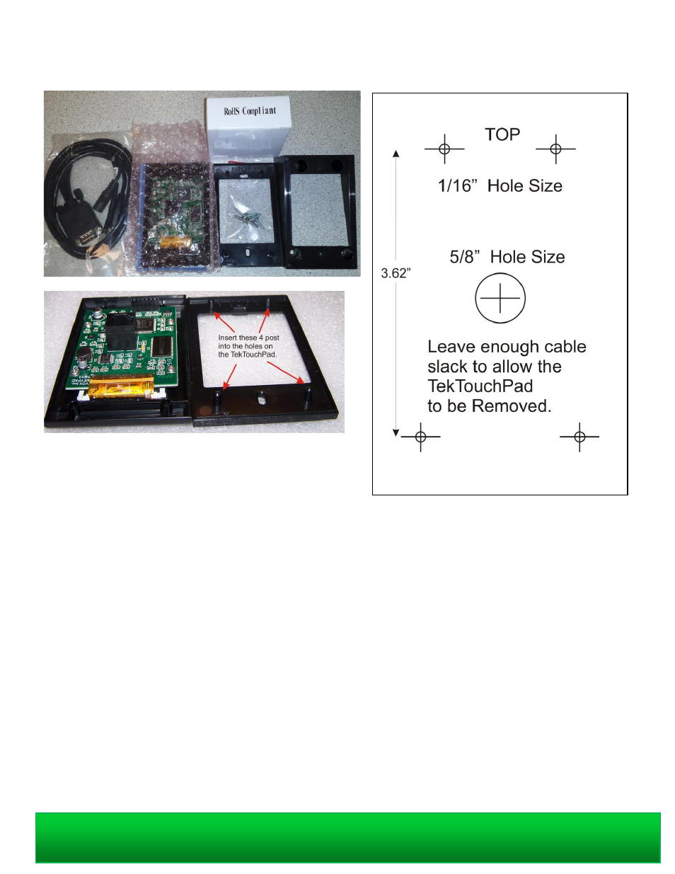 TEKVOX 71021-Drop-In User Manual | Page 3 / 4