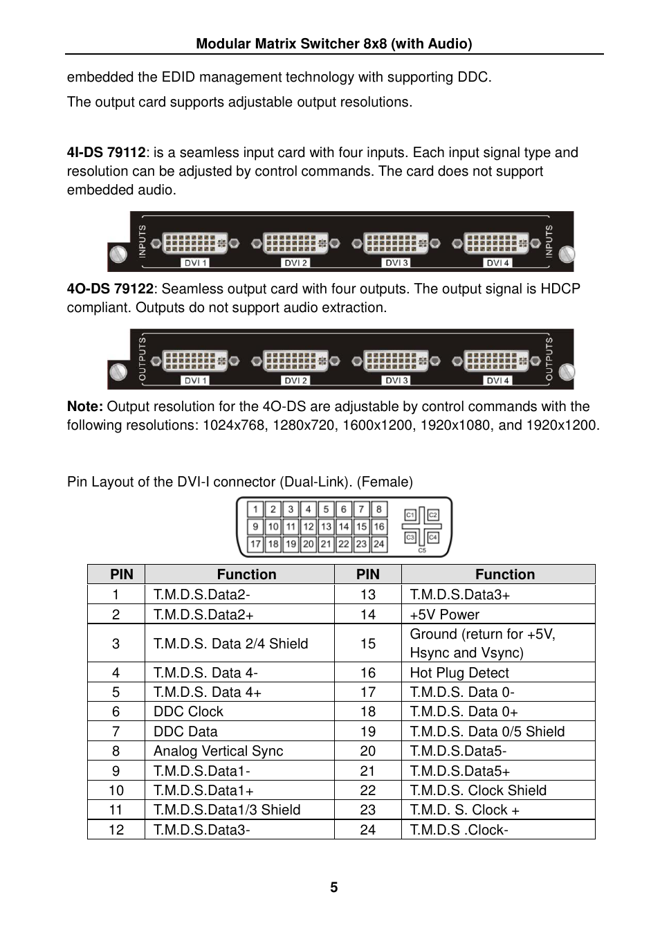 TEKVOX MMX88 Matrix Switcher User Manual | Page 10 / 40