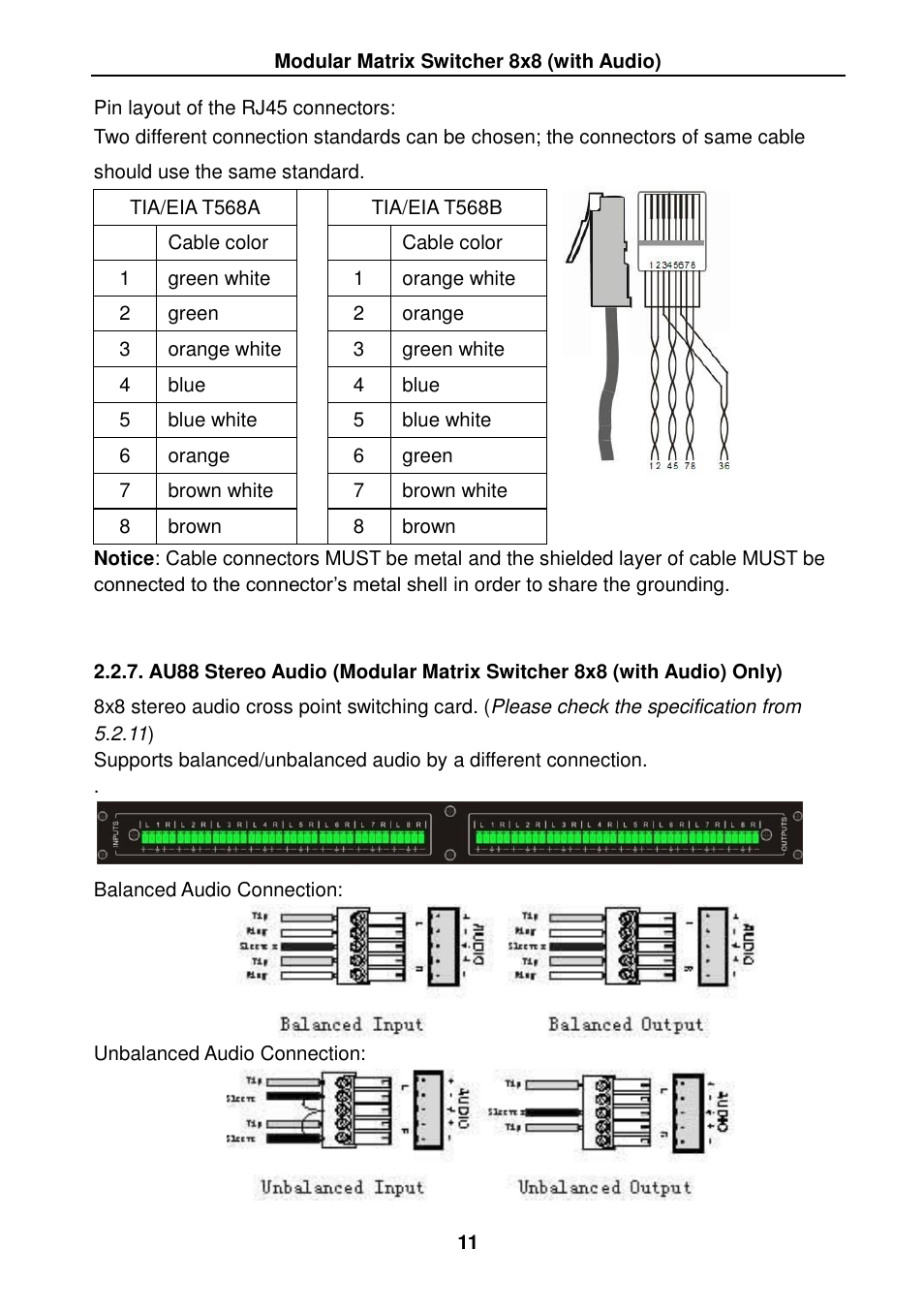 TEKVOX MMX88 Matrix Switcher User Manual | Page 16 / 40