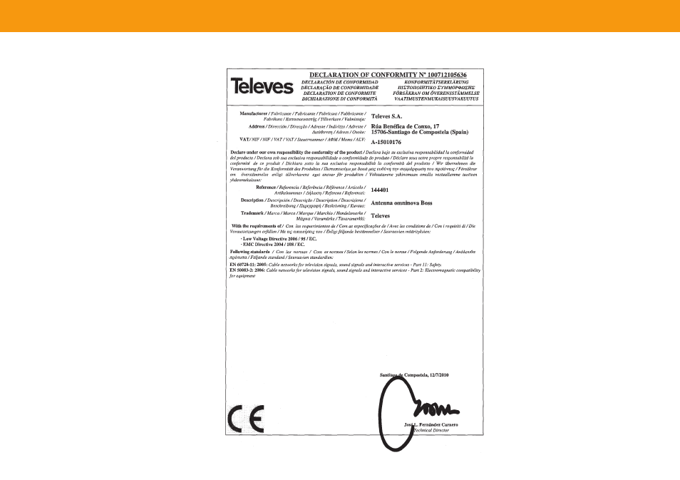 Televes Omninova BOSS (VHF/UHF) KIT User Manual | Page 31 / 32