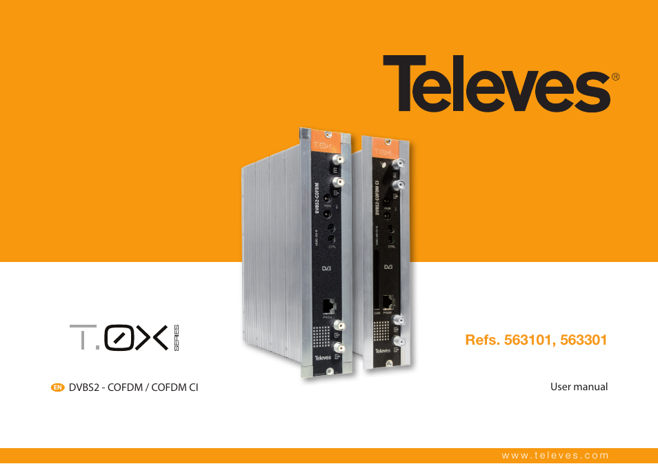 Televes DVB-S2 COFDM User Manual | 32 pages