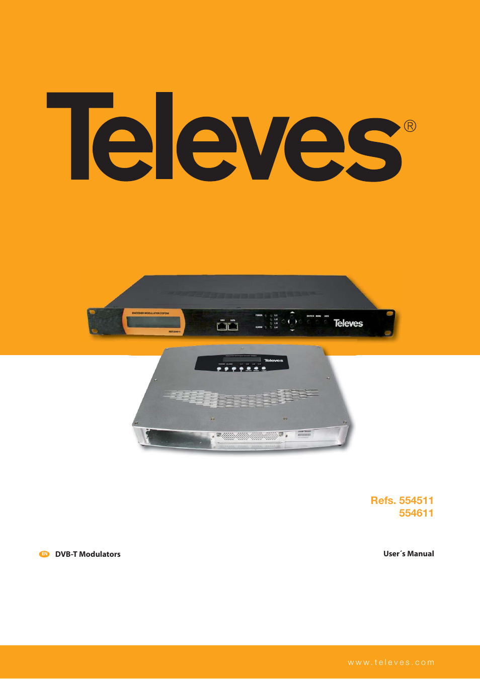 Televes DigiSlot DVB-T modulator, wall mount User Manual | 20 pages