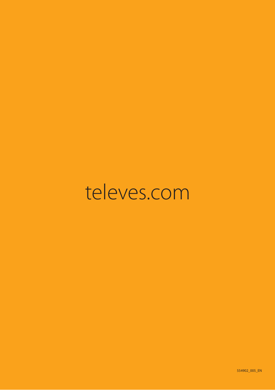Televes DVB-T Modulator 1Ch A/V CVBS + USB, DigiMod User Manual | Page 16 / 16