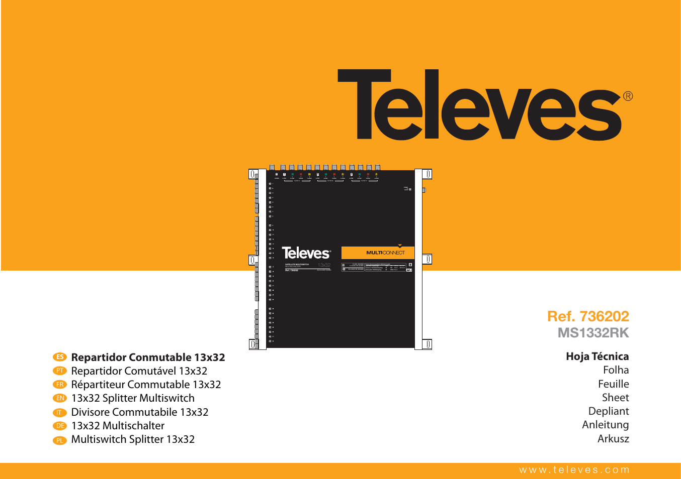 Televes 13x32 terminal User Manual | 12 pages