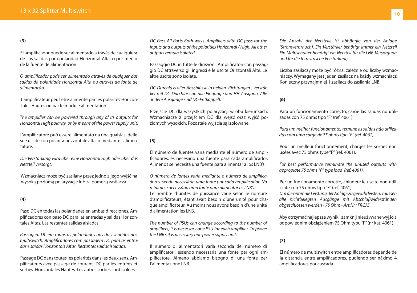 Televes 13x32 terminal User Manual | Page 10 / 12