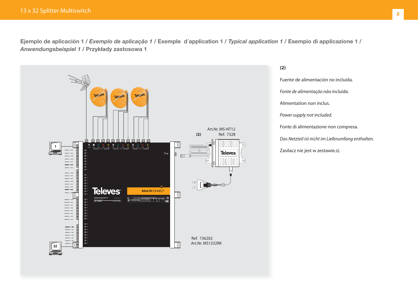 Televes 13x32 terminal User Manual | Page 8 / 12