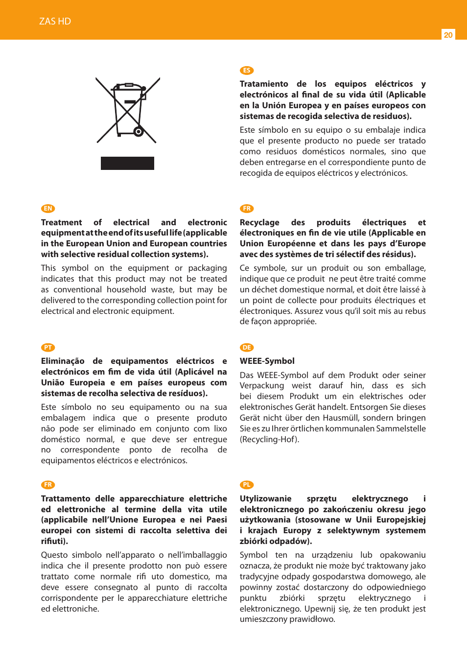 Televes HD DTT Receiver User Manual | Page 20 / 24