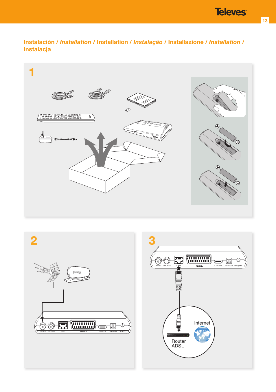 Televes HD DTT STB TV on demand access ZAS Hbb User Manual | Page 13 / 24