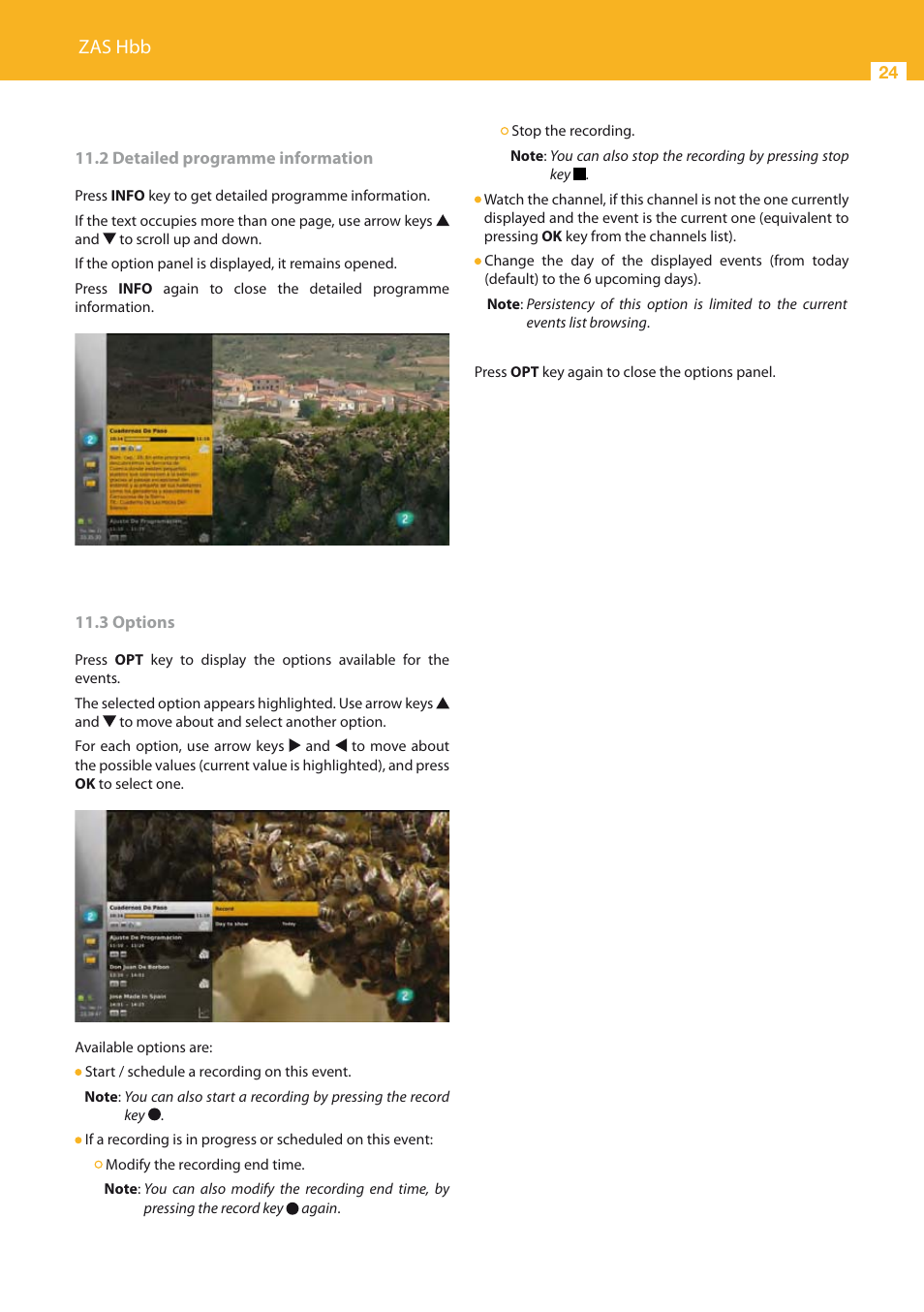 Zas hbb | Televes HD DTT STB TV on demand access ZAS Hbb User Manual | Page 24 / 68