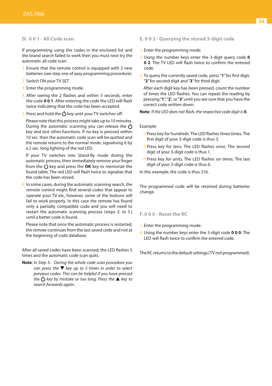 Zas hbb | Televes HD DTT STB TV on demand access ZAS Hbb User Manual | Page 54 / 68