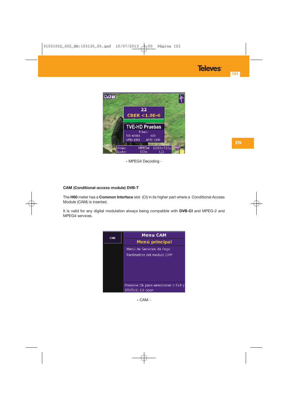 Televes Serie H-60 User Manual | Page 101 / 168