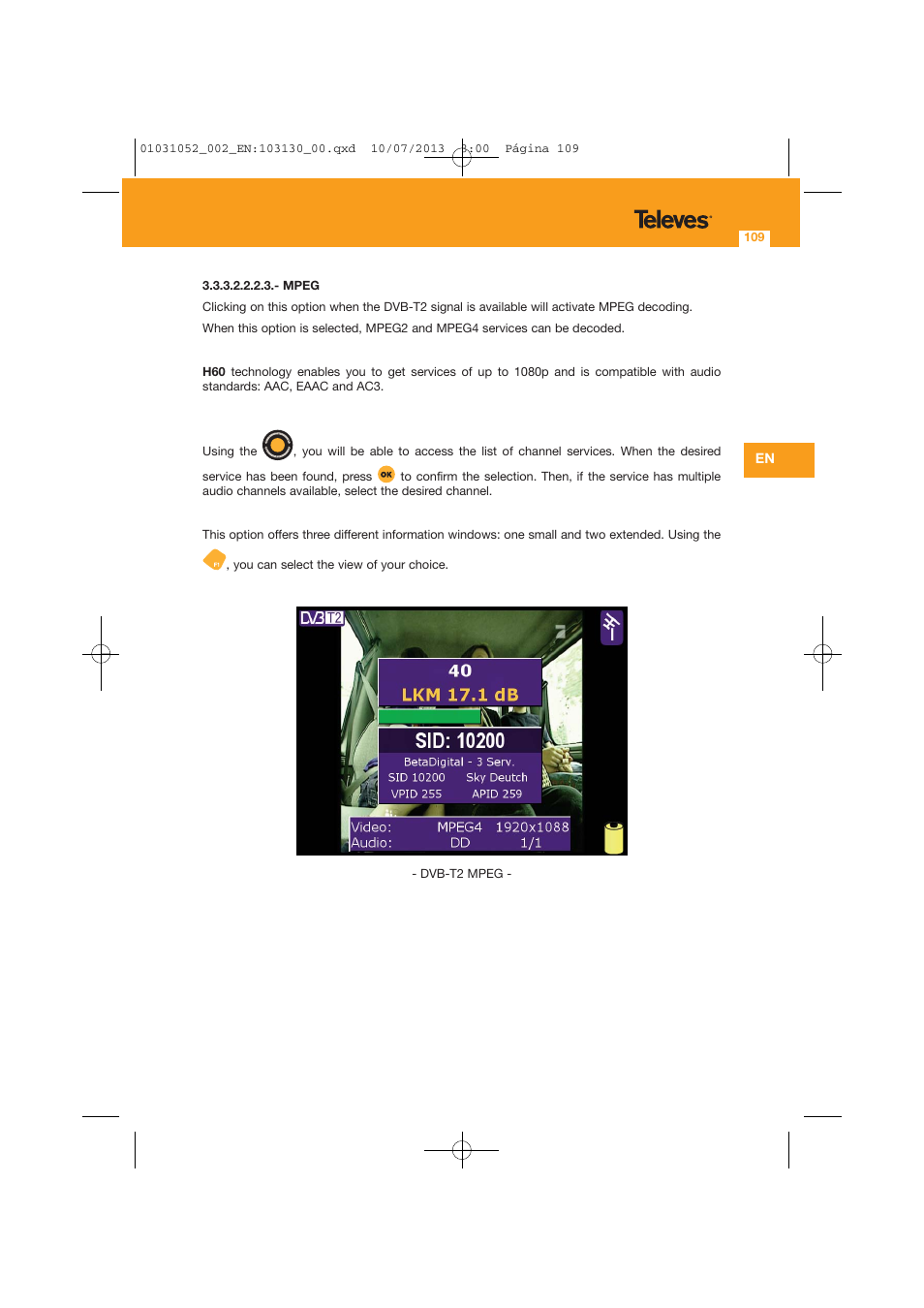 Televes Serie H-60 User Manual | Page 109 / 168
