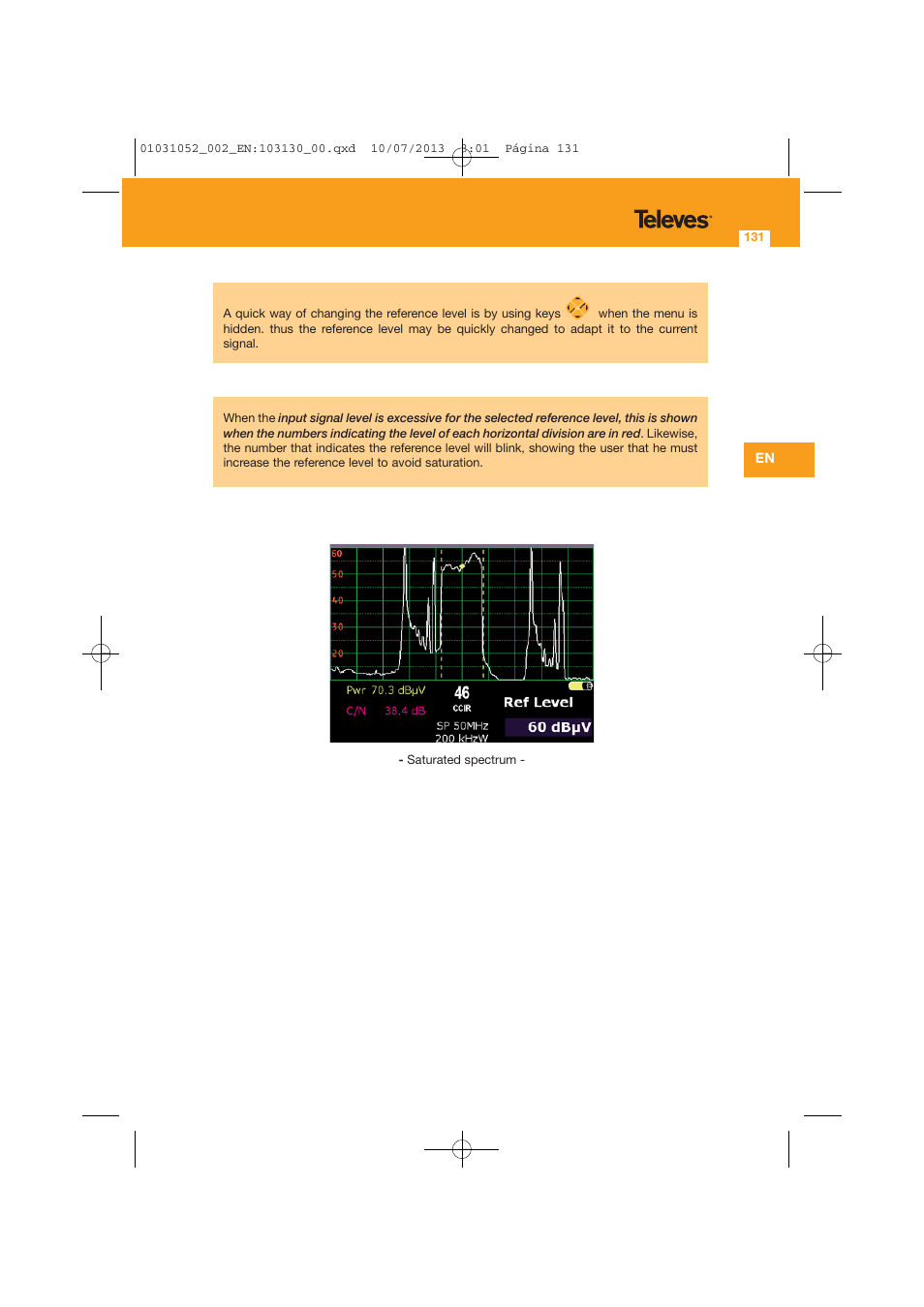 Televes Serie H-60 User Manual | Page 131 / 168