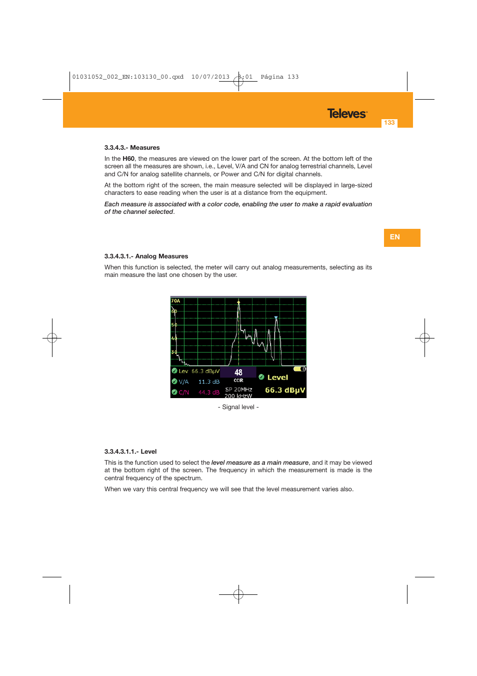 Televes Serie H-60 User Manual | Page 133 / 168