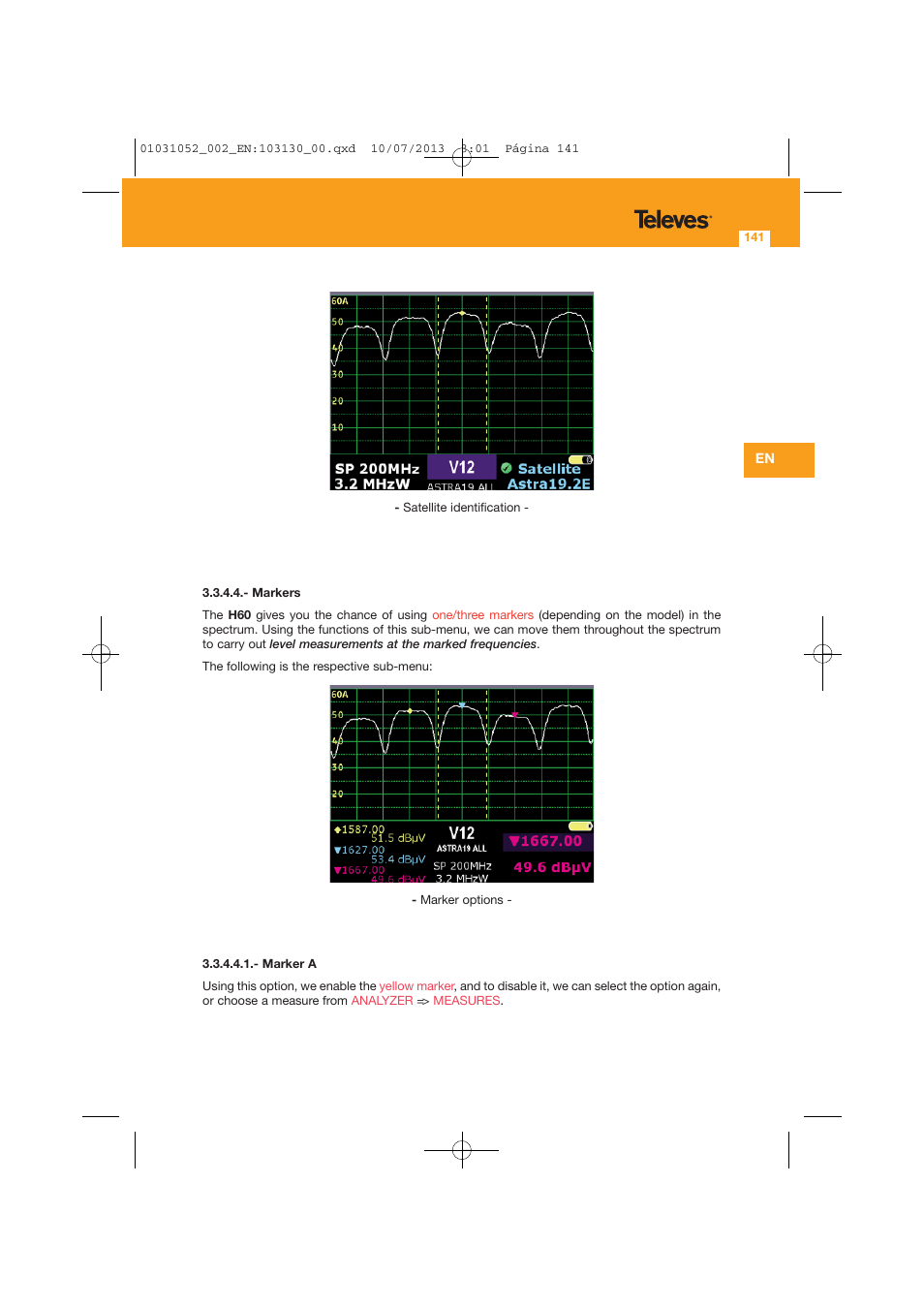 Televes Serie H-60 User Manual | Page 141 / 168