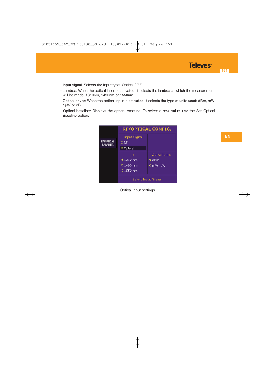 Televes Serie H-60 User Manual | Page 151 / 168
