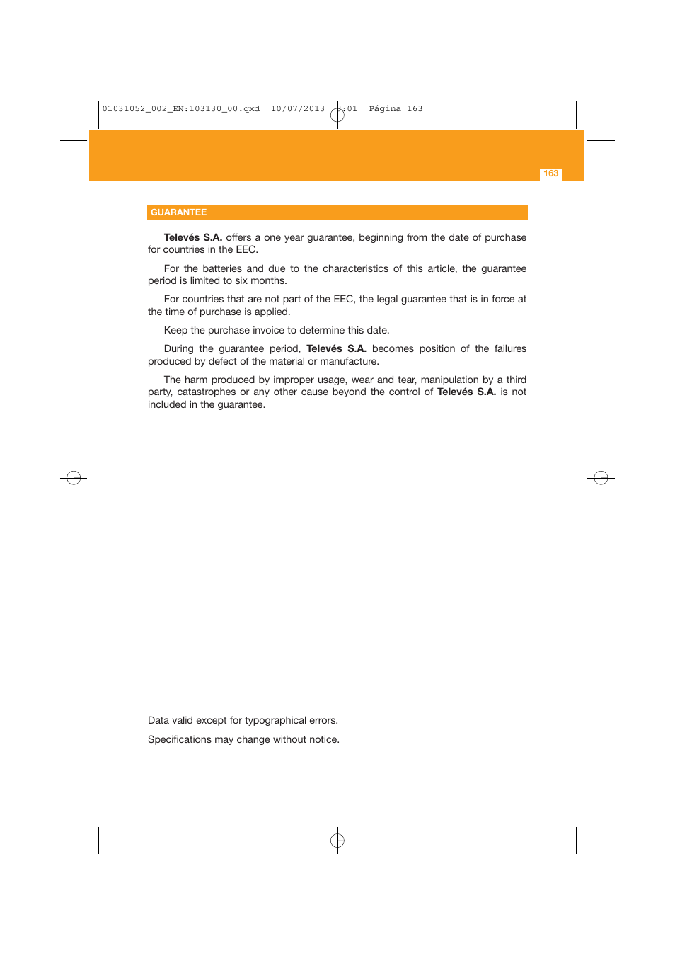 Televes Serie H-60 User Manual | Page 163 / 168