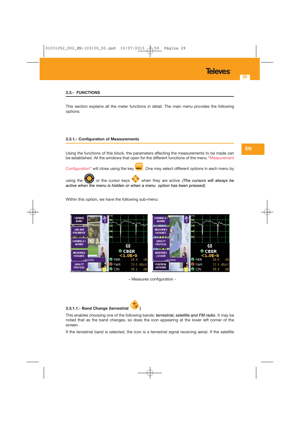 Televes Serie H-60 User Manual | Page 29 / 168