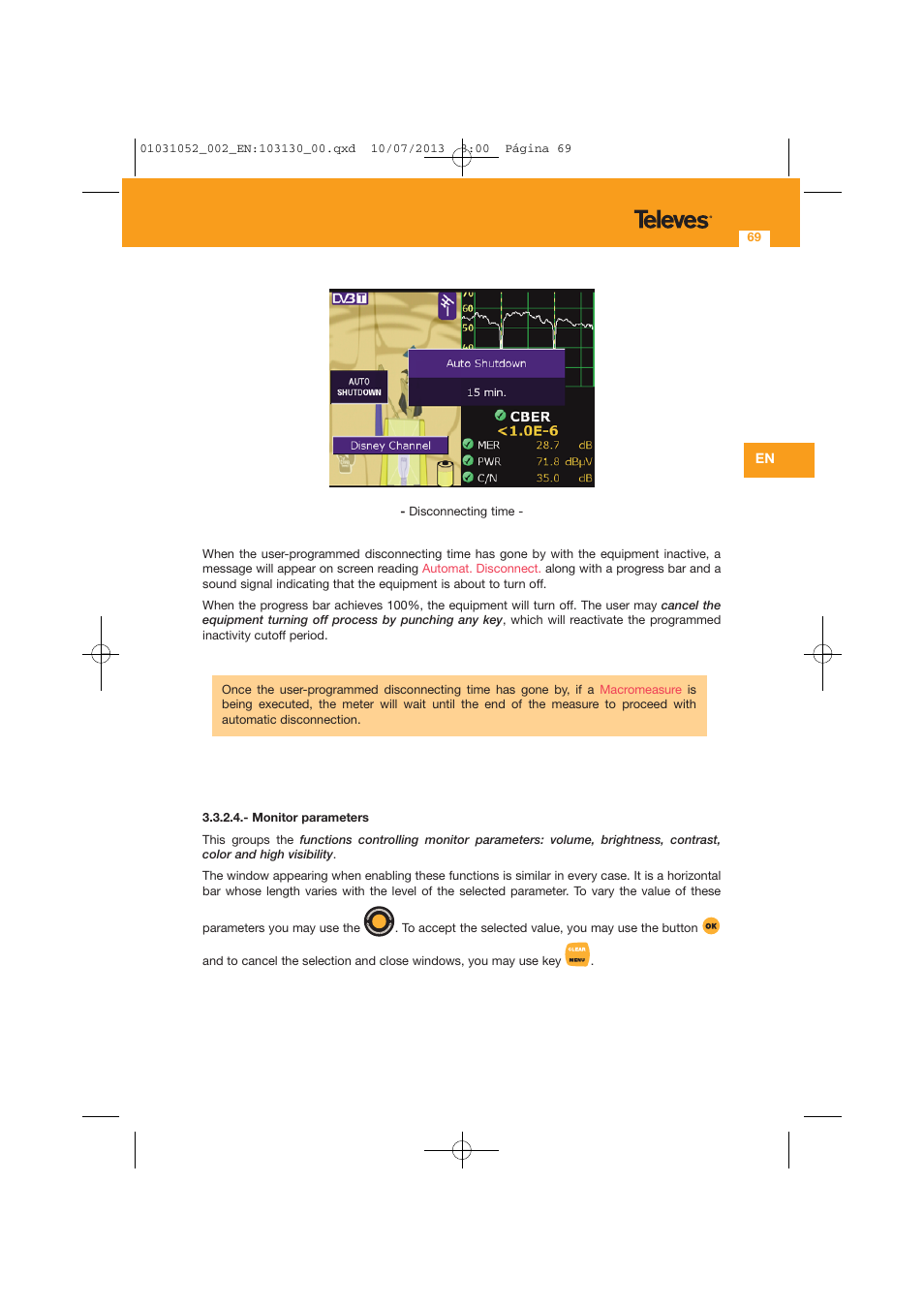 Televes Serie H-60 User Manual | Page 69 / 168