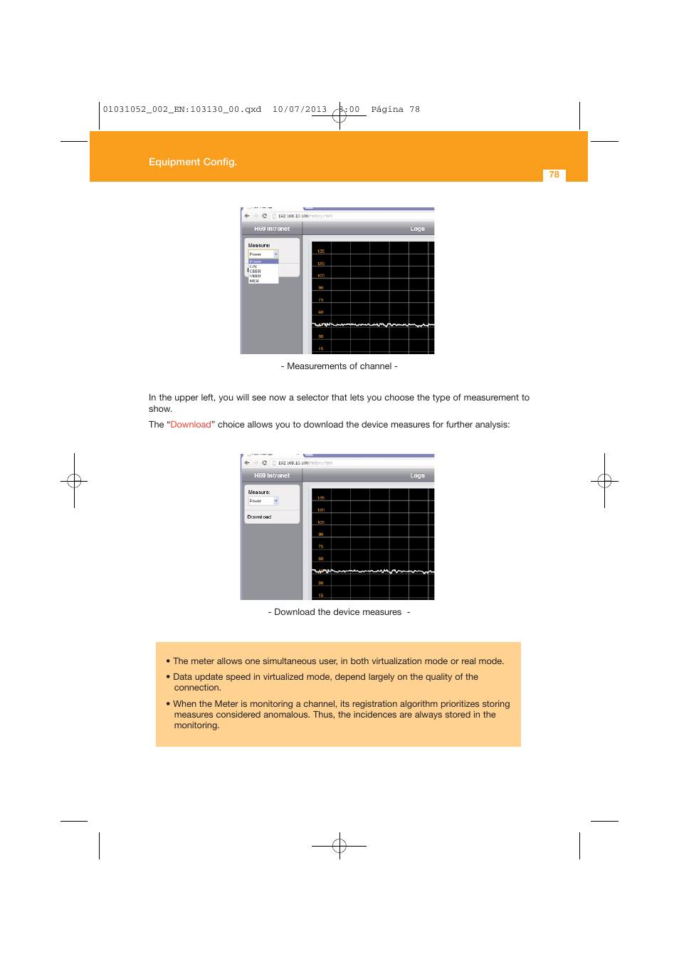 Televes Serie H-60 User Manual | Page 78 / 168