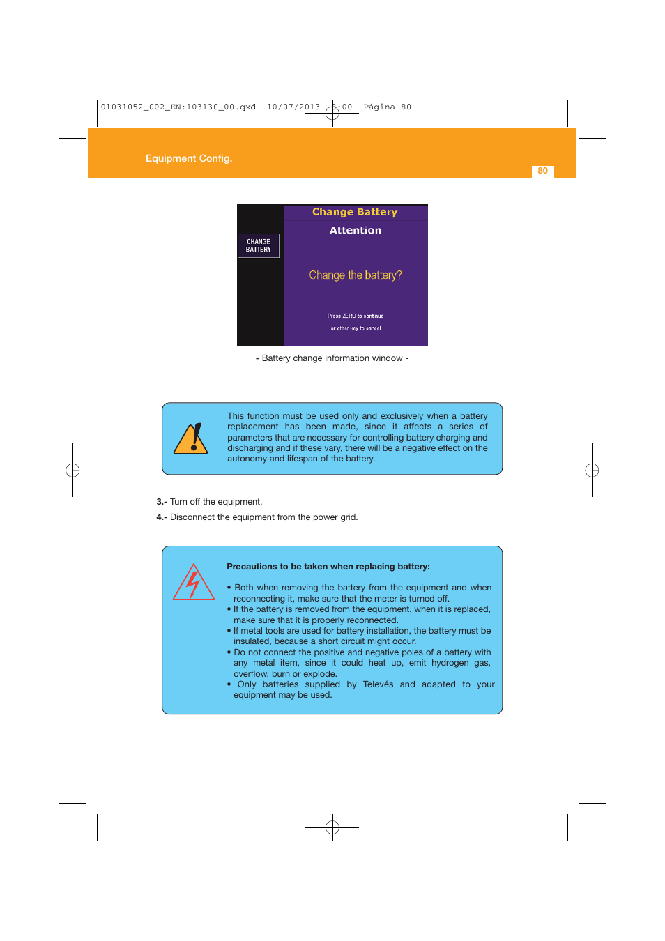 Televes Serie H-60 User Manual | Page 80 / 168