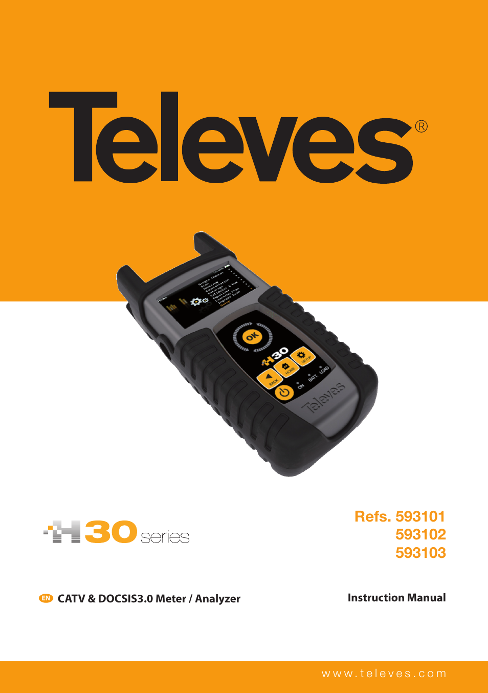 Televes Serie H-30 User Manual | 32 pages