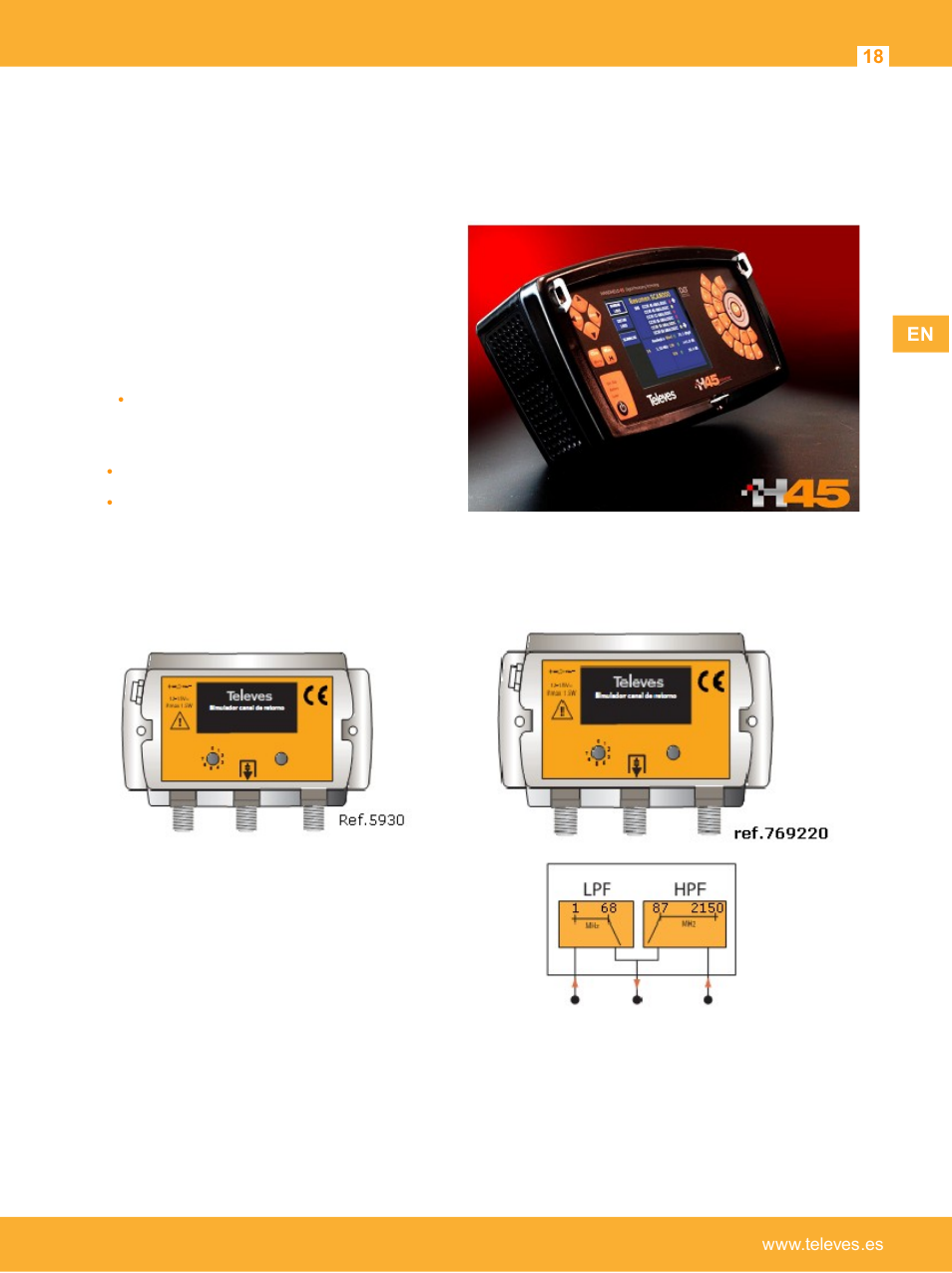 Shared networks- cheking coaxial cable | Televes Coaxdata 1Gbps-HDTV COAX+PLC 1ETH+1SFP User Manual | Page 18 / 34