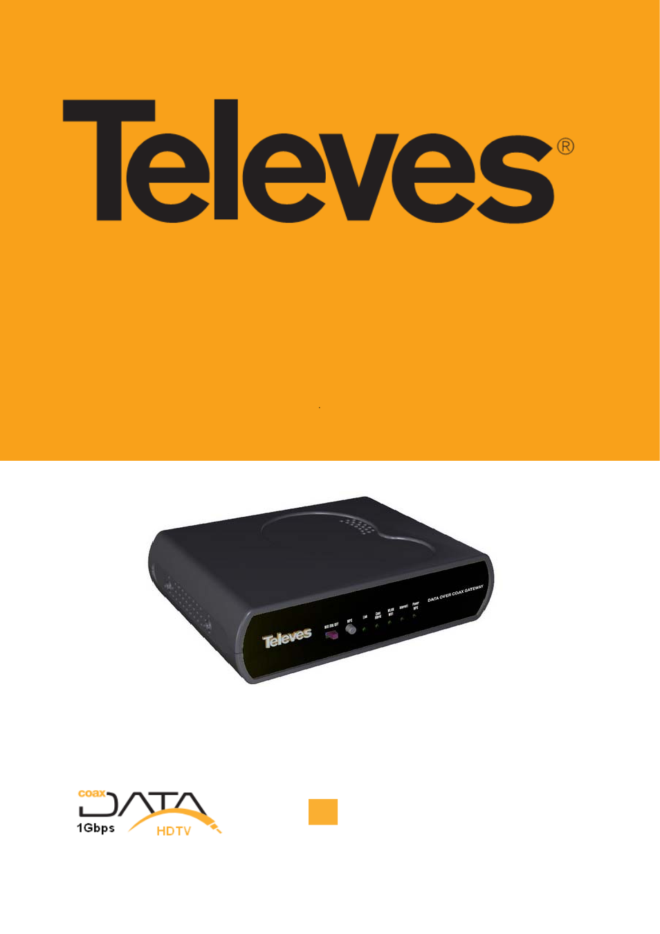 Televes COAXDATA GATEWAY 1Gbps User Manual | 32 pages