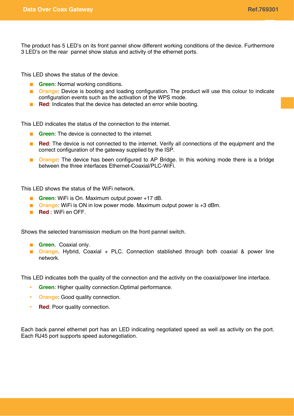 Televes COAXDATA GATEWAY 1Gbps User Manual | Page 11 / 32