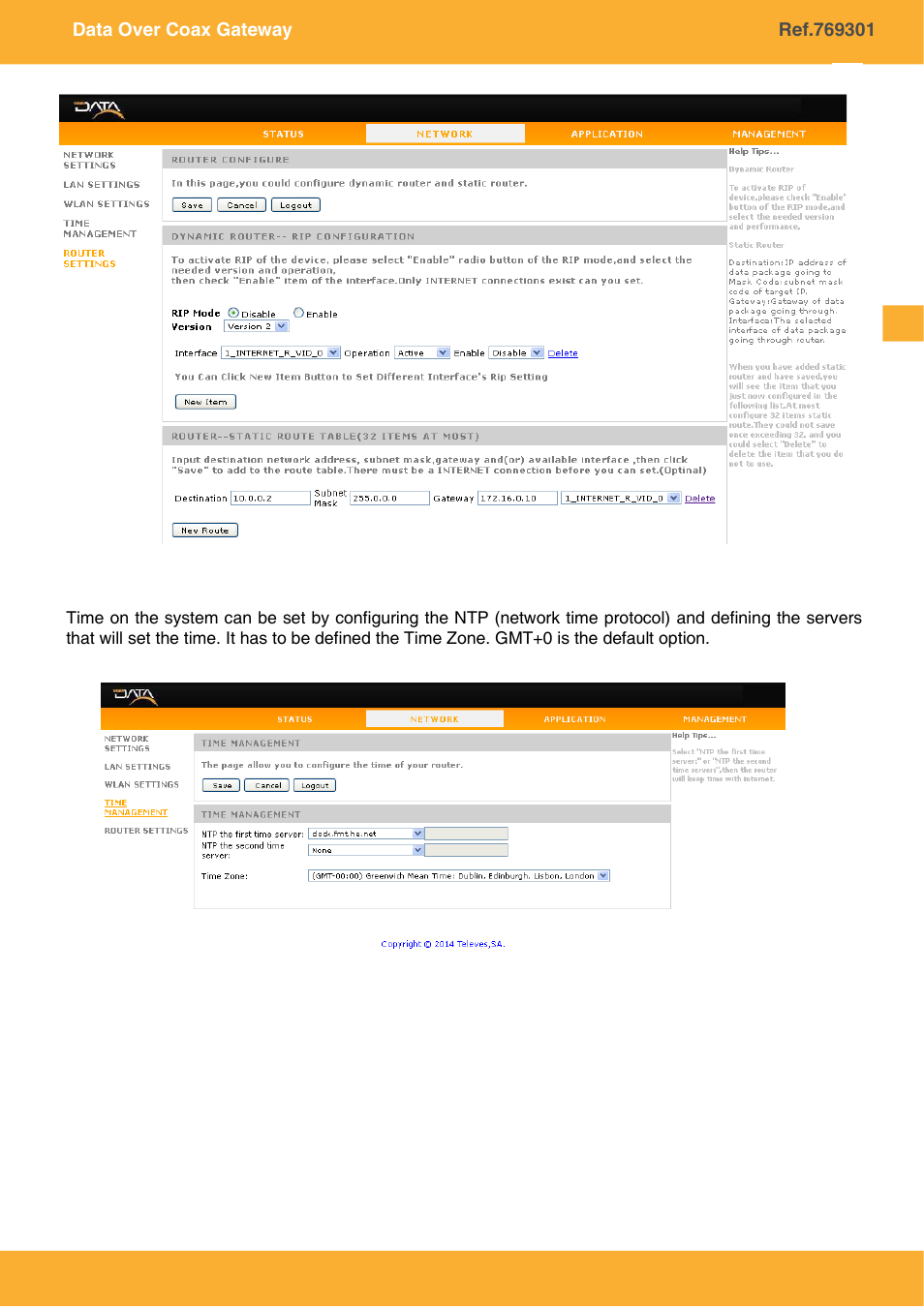 Televes COAXDATA GATEWAY 1Gbps User Manual | Page 22 / 32