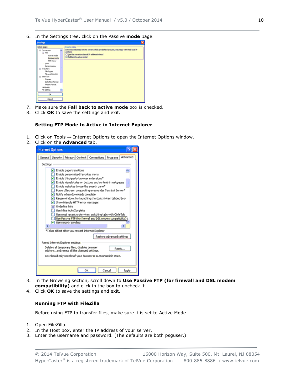 TelVue HyperCaster® User Manual | Page 11 / 105