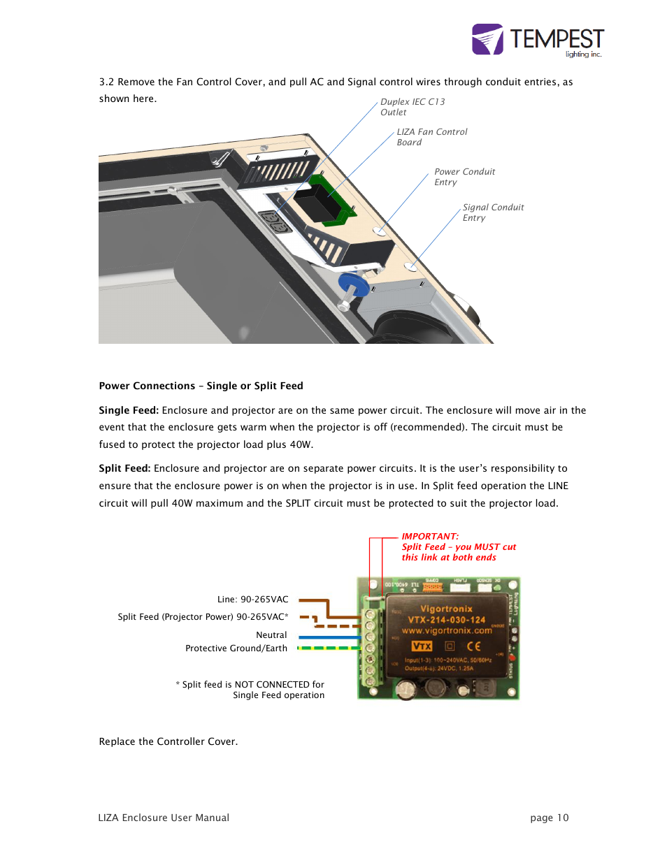 Tempest LIZA User Manual | Page 10 / 18