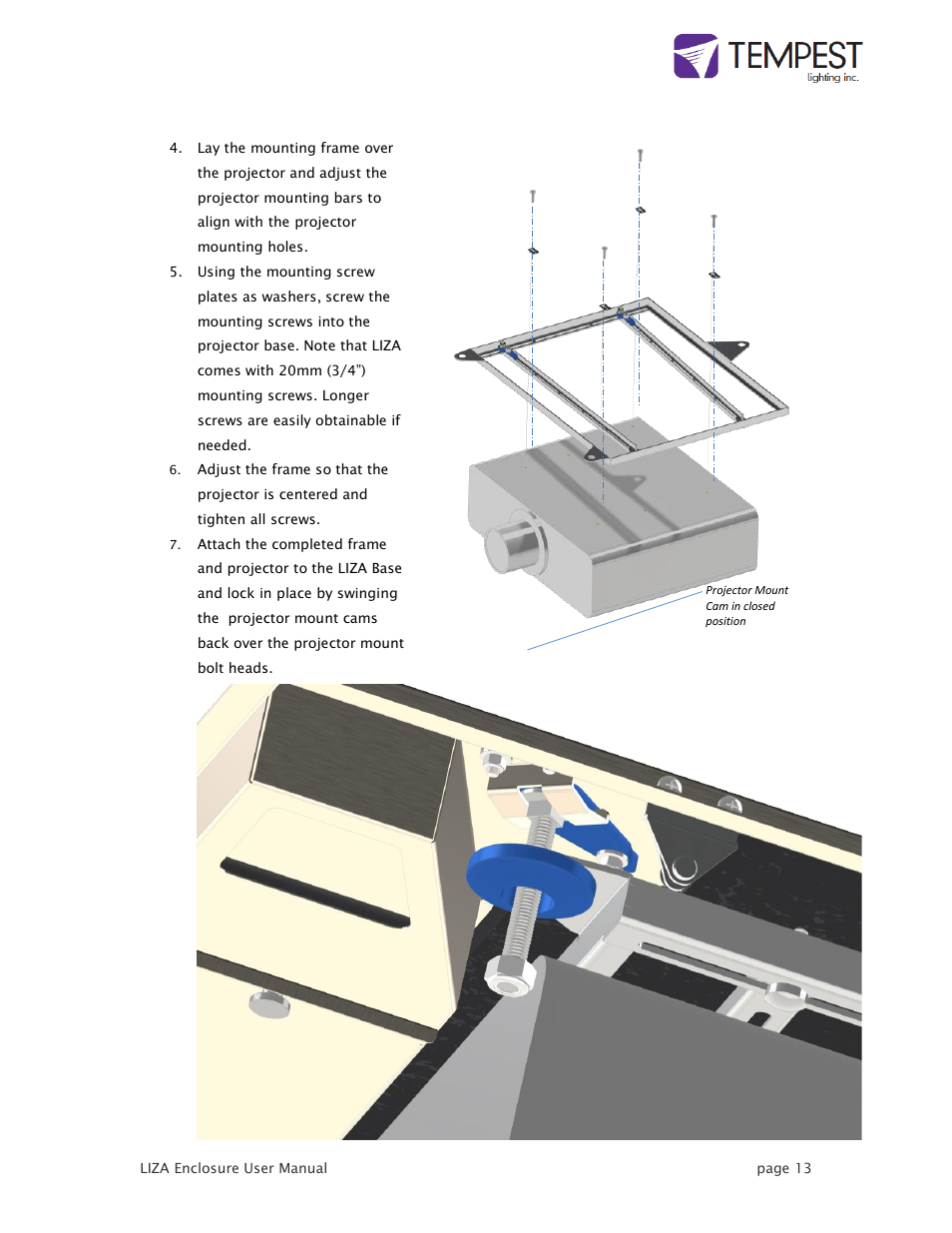 Tempest LIZA User Manual | Page 13 / 18