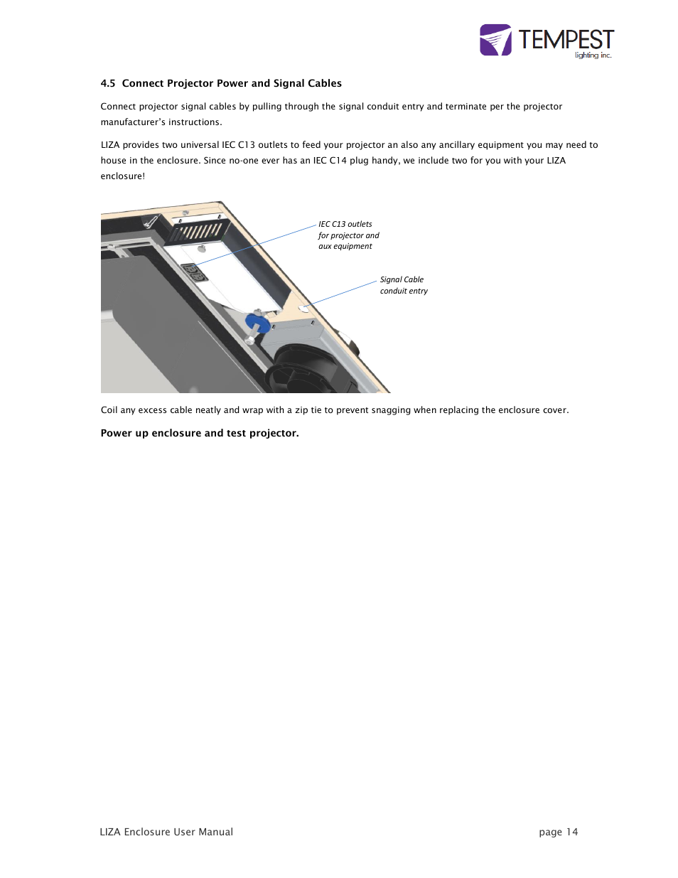Tempest LIZA User Manual | Page 14 / 18