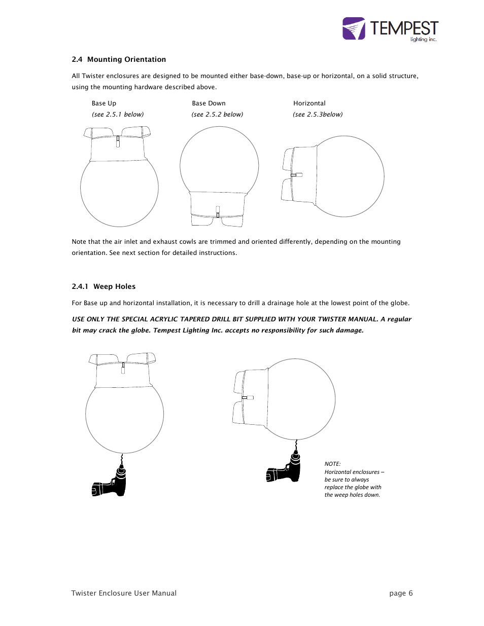 Tempest Twister User Manual | Page 6 / 22