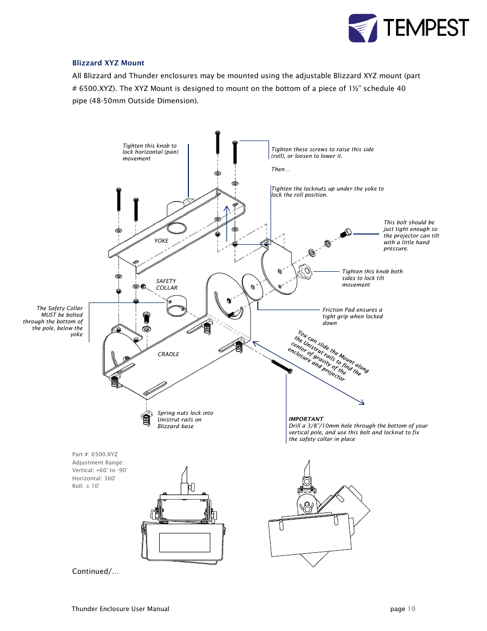 Tempest Thunder User Manual | Page 10 / 38