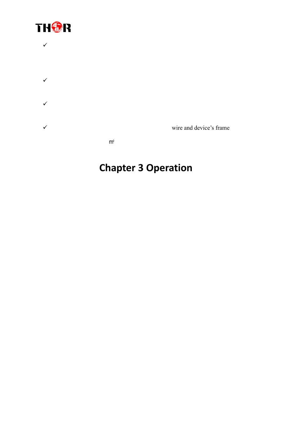 Chapter 3 operation, Enus | Thor 1- 4 HDMI to QAM Modulators User Manual | Page 12 / 40