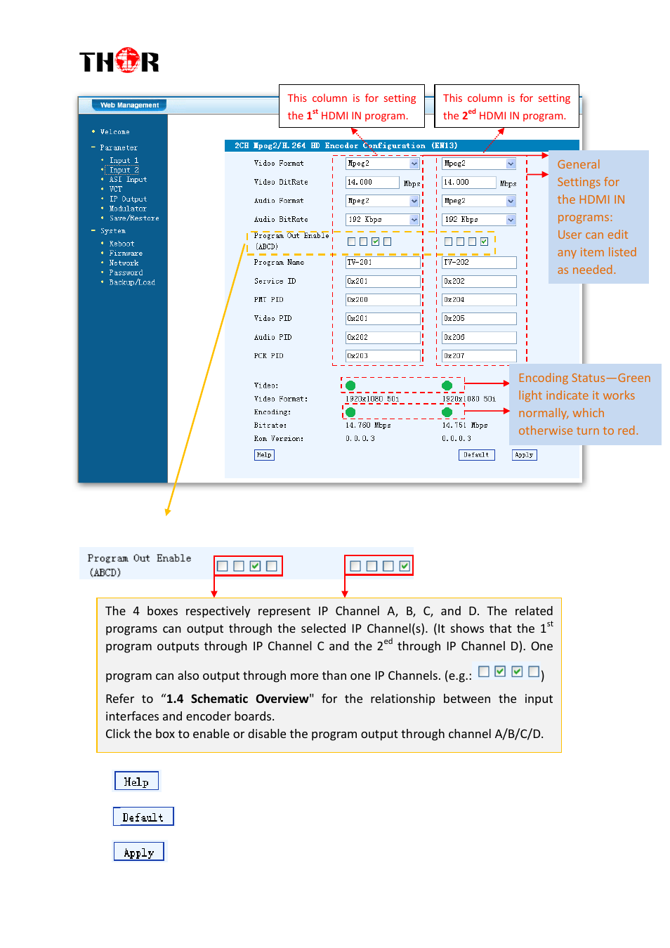 H-4hdmi-atsc-ip | Thor 1-4 HDMI to ATSC Modulators 8VSB User Manual | Page 23 / 37