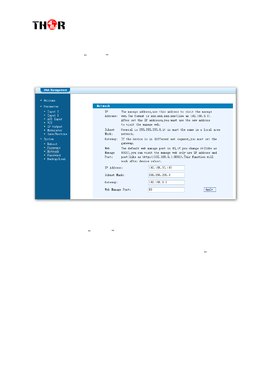 H-4hdmi-atsc-ip | Thor 1-4 HDMI to ATSC Modulators 8VSB User Manual | Page 31 / 37