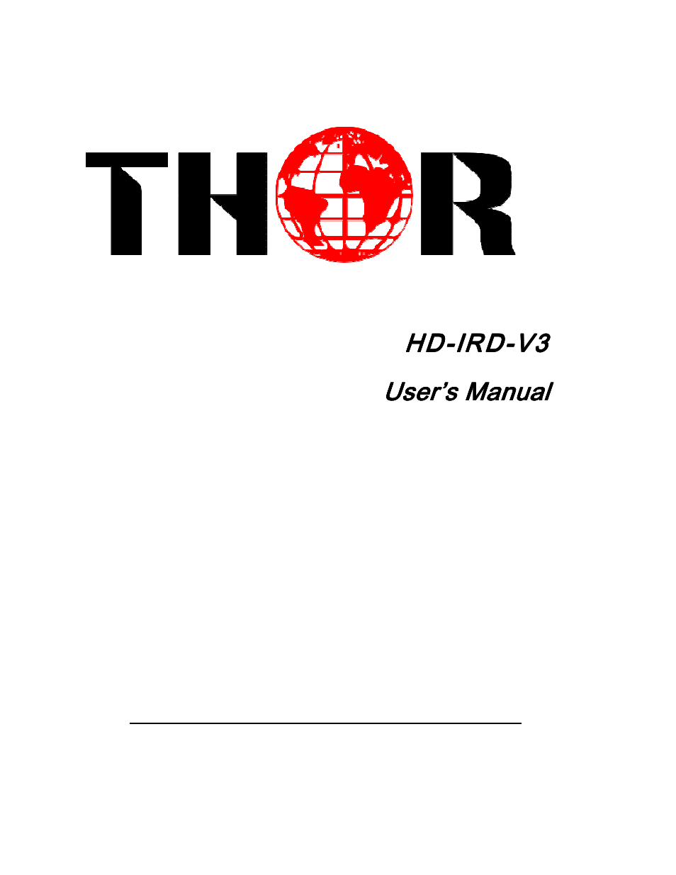 Thor V3 Decoder - ASI, IP, RF - Closed Captions User Manual | 23 pages